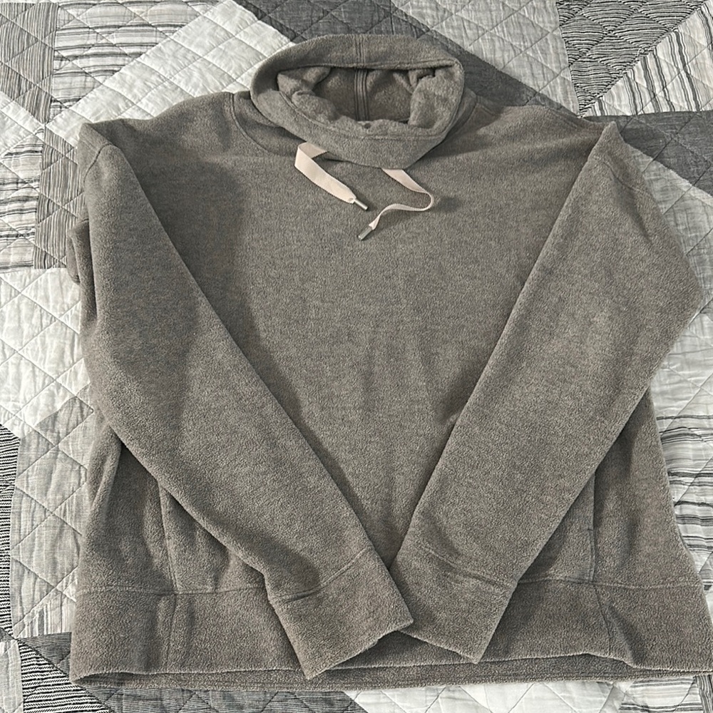Lululemon Athletica Gray Fleece Hoodie